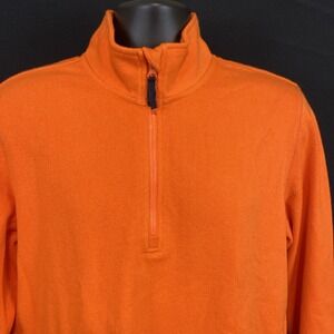 Swims Jacket Mens Medium Orange Arancia 1/4 Zip Pullover SWC540CO NWT LUXURY